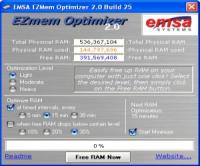 EZMem Optimizer 2.0.26 screenshot. Click to enlarge!
