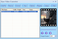 Ease Video Converter 3.70.70 screenshot. Click to enlarge!
