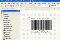 EaseSoft ASP.NET Barcode Control 4.0.0 screenshot. Click to enlarge!