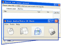 Easy Audio/Data CD/DVD Burner 1.3.7.7 screenshot. Click to enlarge!