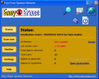 Easy Erase Spyware Remover 1.0 screenshot. Click to enlarge!