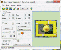 Easy Frame Creator 2.3 screenshot. Click to enlarge!