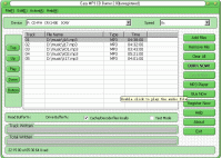 Easy MP3 CD Burner 2.10 screenshot. Click to enlarge!