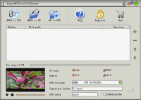 Easy MPEG to DVD Burner 1.6.6 screenshot. Click to enlarge!