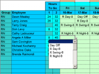 Easy Shift Scheduler for Excel 3.14 screenshot. Click to enlarge!