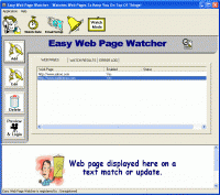 Easy Web Page Watcher 4.9 screenshot. Click to enlarge!