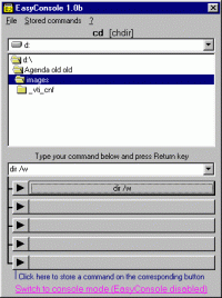 EasyConsole 1.2 screenshot. Click to enlarge!