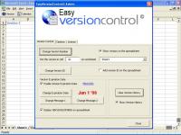 EasyVersionControl-Excel Version Control 8.6 screenshot. Click to enlarge!
