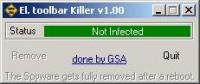 El. Toolbar Killer 1.02 screenshot. Click to enlarge!