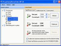 Eltima Virtual Serial Ports Driver XP 5.1 screenshot. Click to enlarge!