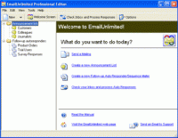 EmailUnlimited Free Edition 7.6.61 screenshot. Click to enlarge!