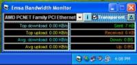 Emsa Bandwidth Monitor 1.0.44 screenshot. Click to enlarge!