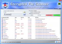 Encrypted File Scanner 1.5 screenshot. Click to enlarge!
