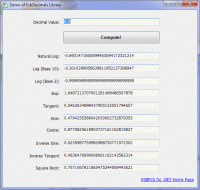 EsbDecimals 2.1 screenshot. Click to enlarge!