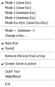 EscapeClose 1.6 screenshot. Click to enlarge!
