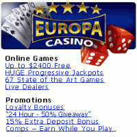 Europa Casino - $2400 Bonus! 4.2011 P. screenshot. Click to enlarge!