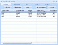 Everyday Auto Backup 3.5 screenshot. Click to enlarge!