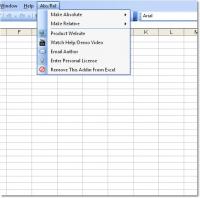 Excel Absolute Relative Reference Change Software 7.0 screenshot. Click to enlarge!
