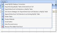 Excel MySQL Import, Export & Convert Software 7.0 screenshot. Click to enlarge!