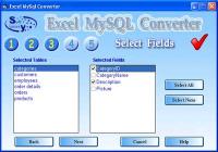 Excel MySQL 3 screenshot. Click to enlarge!