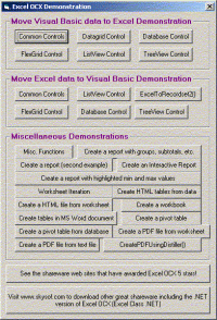 Excel OCX 2.5 screenshot. Click to enlarge!