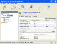 Excel Password Recovery Wizard 2.0.8 screenshot. Click to enlarge!
