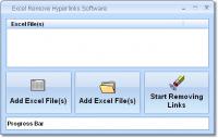 Excel Remove Hyperlinks Software 7.0 screenshot. Click to enlarge!