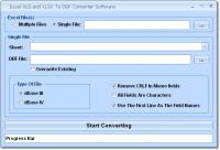 Excel XLS and XLSX To DBF Converter Software 7.0 screenshot. Click to enlarge!