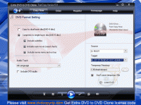 Extra DVD to DVD Clone 8.22 screenshot. Click to enlarge!