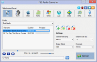 FSS Audio Converter 2.3.0.2 screenshot. Click to enlarge!