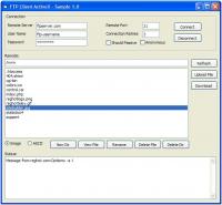 FTP Client ActiveX (OCX) 1.0 screenshot. Click to enlarge!