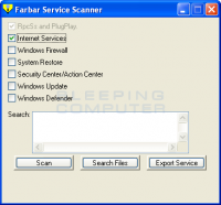 Farbar Service Scanner 27-01-2016 screenshot. Click to enlarge!