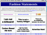 Fashion Statements 1.0 screenshot. Click to enlarge!