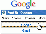 Fast Url Opener 3.15 screenshot. Click to enlarge!