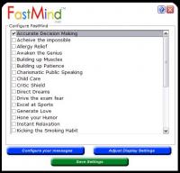 FastMind 1.0 screenshot. Click to enlarge!