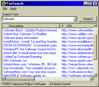 FavSearch 1.5 screenshot. Click to enlarge!