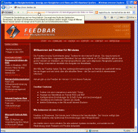 Feedbar 2.0 screenshot. Click to enlarge!
