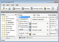 File Encryption XP Portable 1.7.280 screenshot. Click to enlarge!