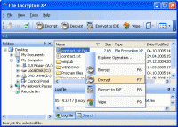 File Encryption XP 1.7.300 screenshot. Click to enlarge!
