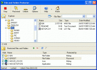 File & Folder Protector 3.59 screenshot. Click to enlarge!