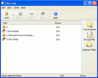 File Lock 6.1 screenshot. Click to enlarge!