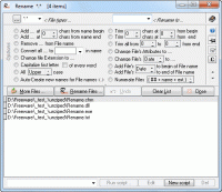 File Renamer 1.2.4.0 screenshot. Click to enlarge!