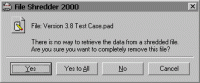 File Shredder 2000 4.3 screenshot. Click to enlarge!