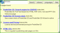 FindinSite-CD 6.16 screenshot. Click to enlarge!