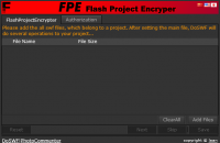 Flash Project Encrypter 5.3.1 screenshot. Click to enlarge!