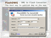 FlashDWG DWG Flash Converter 1.29 screenshot. Click to enlarge!