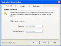 FlexibleSoft Quick Backup 1.3 screenshot. Click to enlarge!