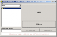 Folder Locking Software (FortKnox) 5.0 screenshot. Click to enlarge!