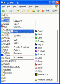 FolderIcon XP 1.02 screenshot. Click to enlarge!