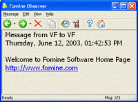 Fomine Observer 1.0 screenshot. Click to enlarge!